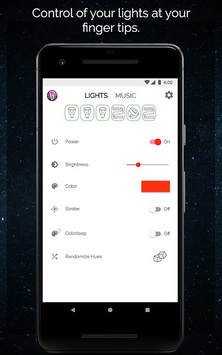 Huegasm for Philips Hue Lights for PC screenshot 1