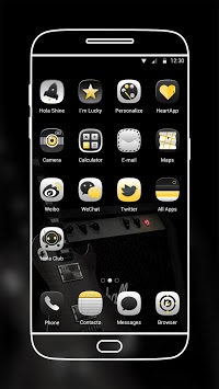 Electric Black-launcher Theme for PC screenshot 3