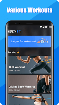 HealthFit - Abs Workout with No Equipment Needed for PC screenshot 1
