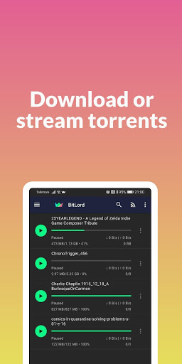 BitLord - Torrent streamer and downloader for PC screenshot 1
