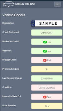 Free Car Check UK for PC screenshot 2