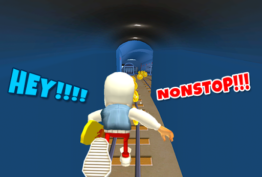 3D Subway Kids Rail Dash Run for PC screenshot 2