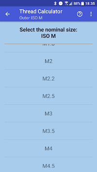Thread calculator for PC screenshot 2