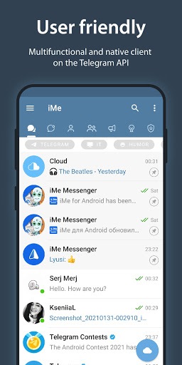 iMe Messenger & Crypto Wallet for PC screenshot 1