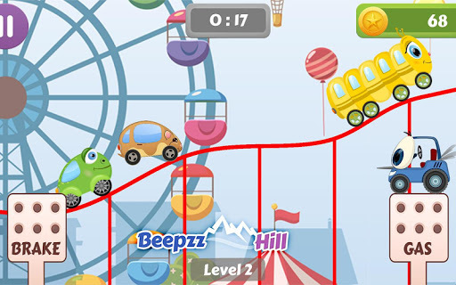 Beepzz Hill - racing game for kids for PC screenshot 1