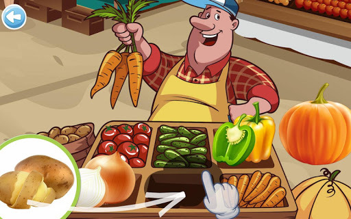 Food puzzle for kids 🥕🍅🍍🍉🎂🍭🍪🧀 for PC screenshot 3