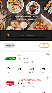 foody Cyprus - online ordering for PC screenshot 1