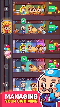 Idle Miner Simulator - Gold & Money Clicker for PC screenshot 1