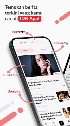 IDN App - Aplikasi Baca Berita Terlengkap for PC screenshot 1