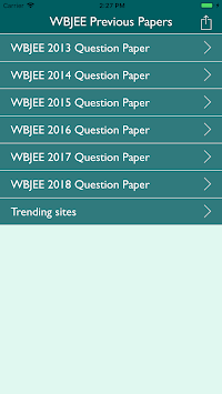 WBJEE Previous Papers Free for PC screenshot 1