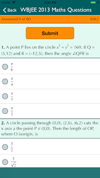 WBJEE Previous Papers Free for PC screenshot 3