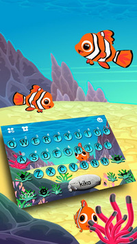 Animated Crown Fish Keyboard Theme for PC screenshot 1