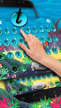 Animated Crown Fish Keyboard Theme for PC screenshot 3