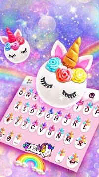 Flower Sweetie Unicorn Keyboard Theme for PC screenshot 2