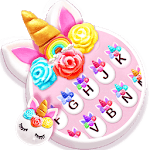 Flower Sweetie Unicorn Keyboard Theme for PC