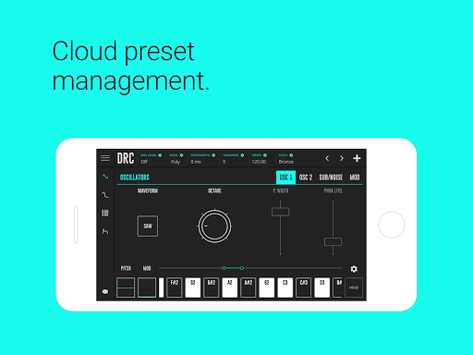 DRC - Polyphonic Synthesizer for PC screenshot 2