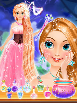Princess Long Hair Salon - Girls Long Hair Styles for PC screenshot 1