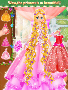 Princess Long Hair Salon - Girls Long Hair Styles for PC screenshot 3