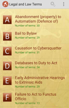 Legal and Law Terms for PC screenshot 1