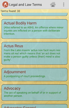 Legal and Law Terms for PC screenshot 2