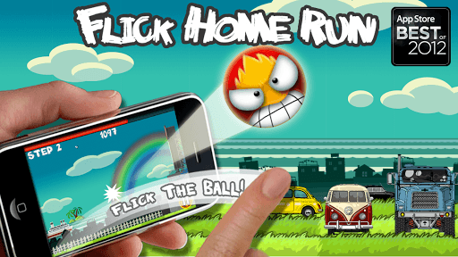 Flick Home Run! baseball game for PC screenshot 1