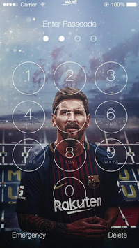 Lionel Messi Lock Screen for PC screenshot 1