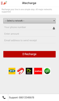 iRecharge for PC screenshot 1