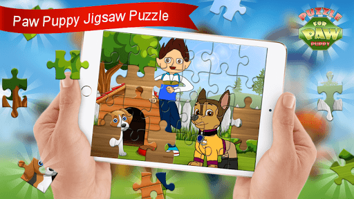 Puppy dog jigsaw puzzle for PC screenshot 1