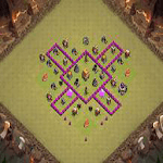 Town Hall 6 War Base Layouts APK