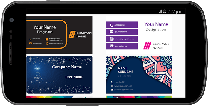 Business Card Designer : Visiting Card Maker for PC screenshot 3