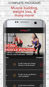 HASfit Home Workout Routines & Fitness Plans for PC screenshot 3