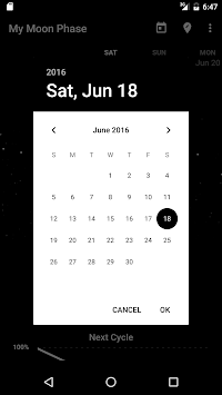 My Moon Phase - Lunar Calendar & Full Moon Phases for PC screenshot 3