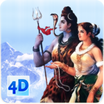 4D Shiv Parvati Live Wallpaper for PC