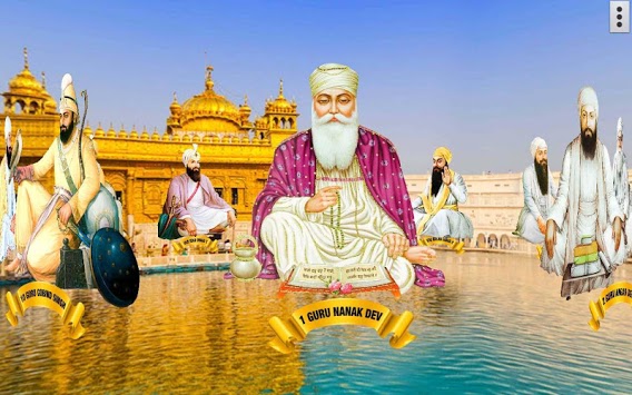 10 Sikh Gurus Live Wallpaper for PC screenshot 1