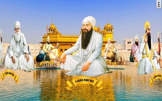 10 Sikh Gurus Live Wallpaper for PC screenshot 2