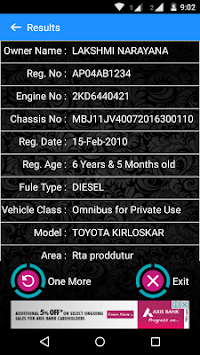 AP Vehicle Information for PC screenshot 3