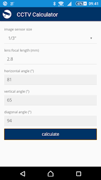 CCTV Calculator for PC screenshot 2