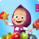 Masha and The Bear Jam Day Match 3 games for kids APK