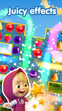 Masha and The Bear Jam Day Match 3 games for kids for PC screenshot 1