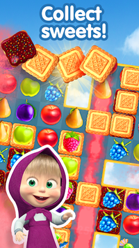 Masha and The Bear Jam Day Match 3 games for kids for PC screenshot 2