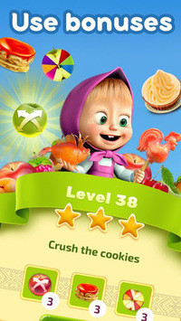Masha and The Bear Jam Day Match 3 games for kids for PC screenshot 3