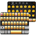 Gold Classic Emoji Keyboard APK