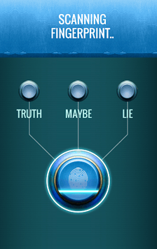 Finger Lie Detector Test Prank for PC screenshot 2