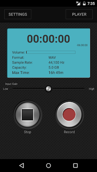 PCM Recorder for PC screenshot 1