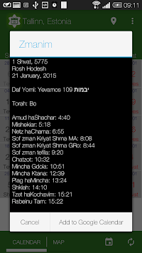 Jewish calendar - Simple Luach for PC screenshot 2