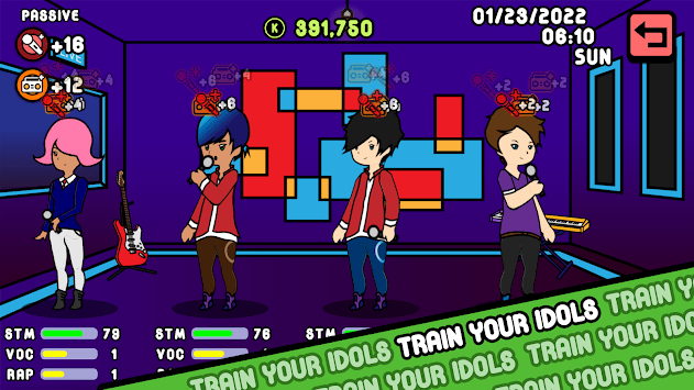 KPOP Story: Idol Manager for PC screenshot 1