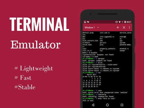 Terminal Emulator Free for PC screenshot 1