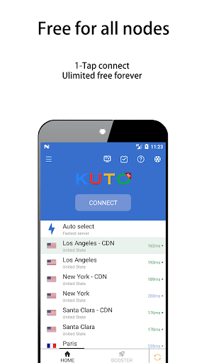 KUTO VPN - A free, fast, secure VPN for PC screenshot 1
