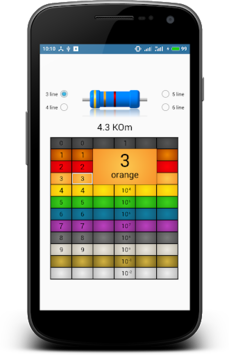Resistor Color Code for PC screenshot 1