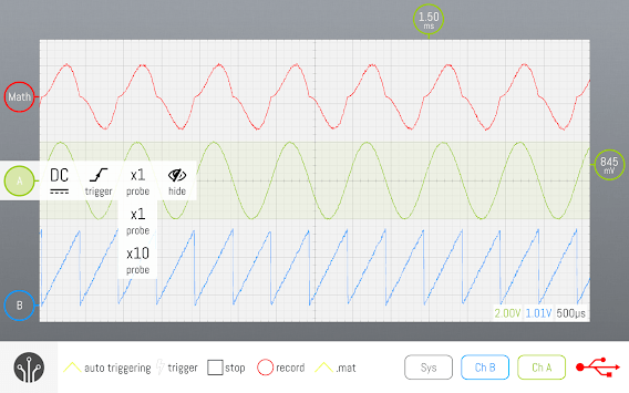 SmartScope Oscilloscope for PC screenshot 2